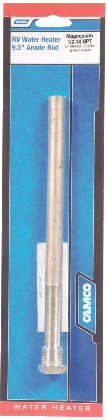 CAMCO 11593 9.5-in 1/2-in-14NPT Magnesium Anode Rod - Image 2
