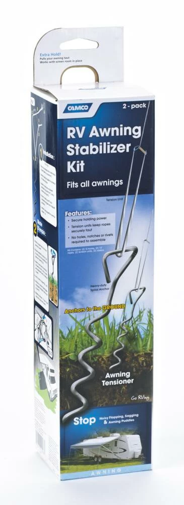 CAMCO 42563 RV Awning Stabilizer Kit, 2-pk - Image 3