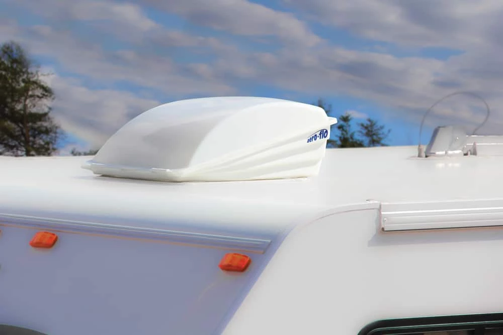 CAMCO Aero-Flo Premium UV Resistant RV Roof Vent Cover For 14x14-in RV Vent, Assorted Colours - Image 2