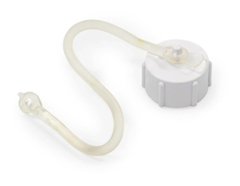 Camco 3/4-in Female Cap With Lanyard, White - Image 2