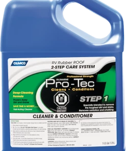 CAMCO Pro-Tech Cleaner & Protectent 2-Steps RV Rubber Roof Care System
