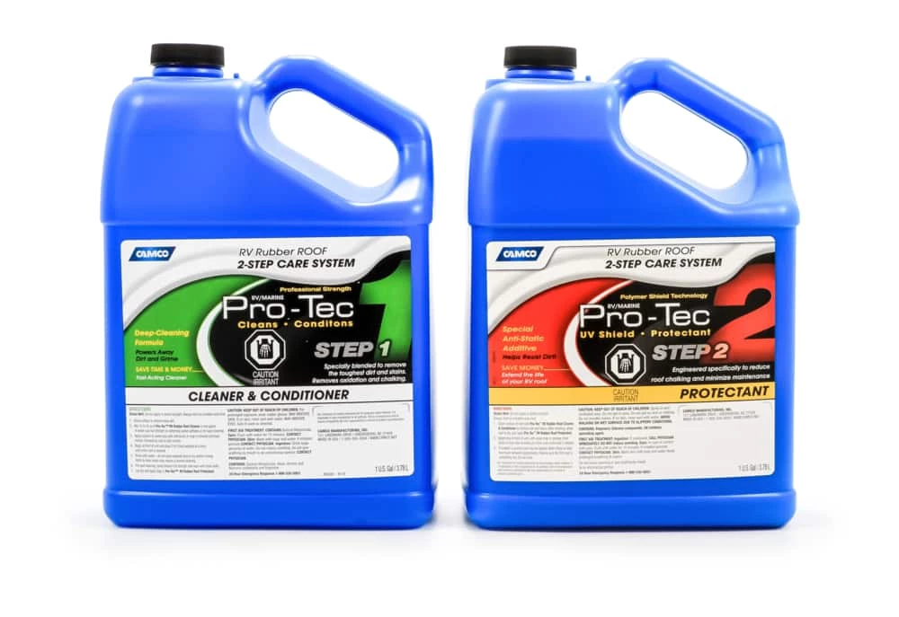 CAMCO Pro-Tech Cleaner & Protectent 2-Steps RV Rubber Roof Care System - Image 3