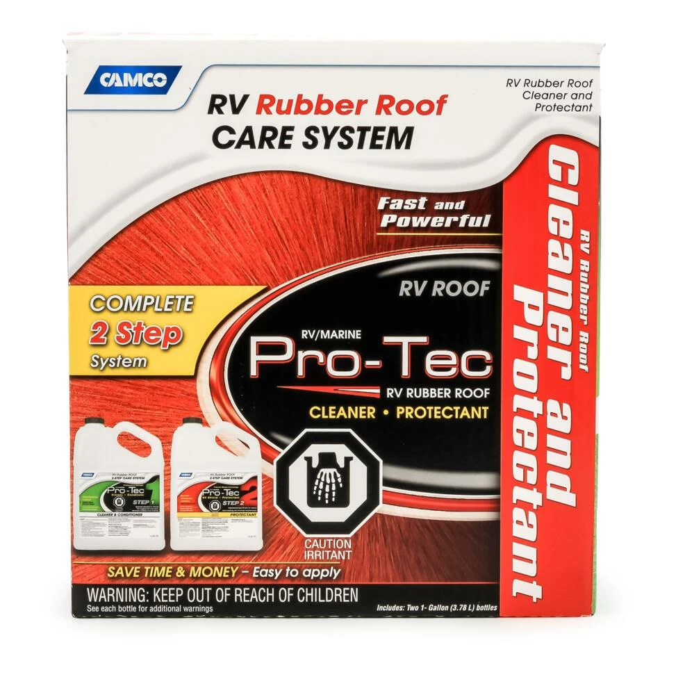 CAMCO Pro-Tech Cleaner & Protectent 2-Steps RV Rubber Roof Care System - Image 4