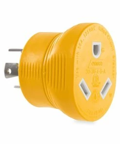 CAMCO 5533830-Amp 125V / 3750W RV Generator Adapter, L14-30 To 5-15 (2)