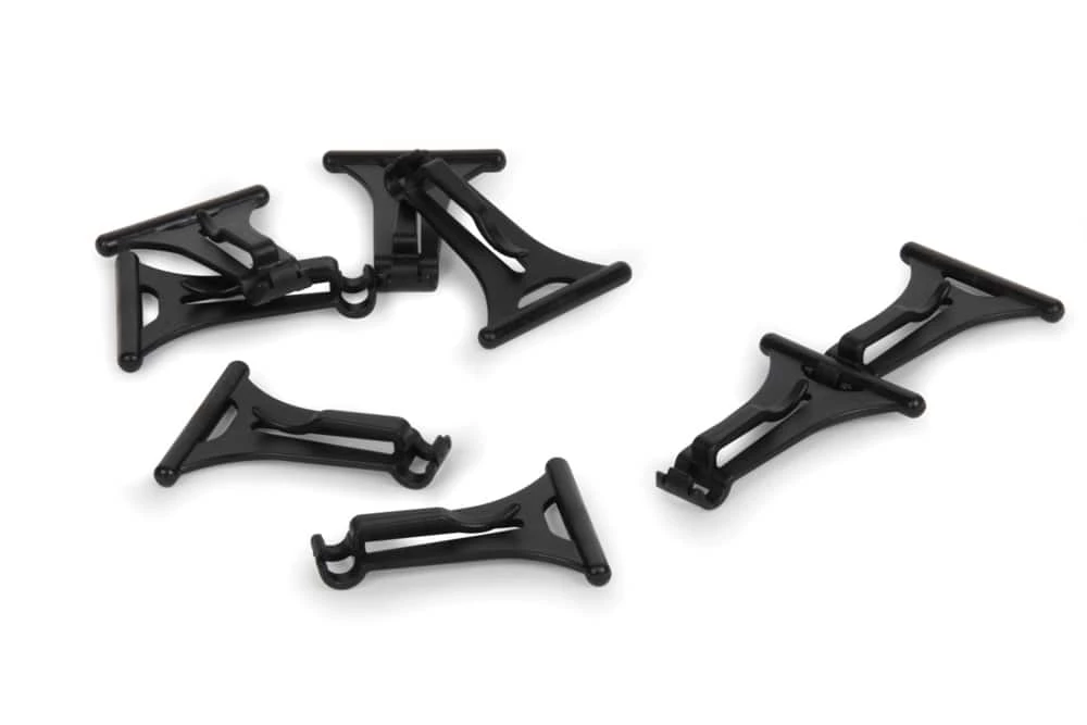 CAMCO 42720 Awning RV Hanger With Clip, Black, 8-pk