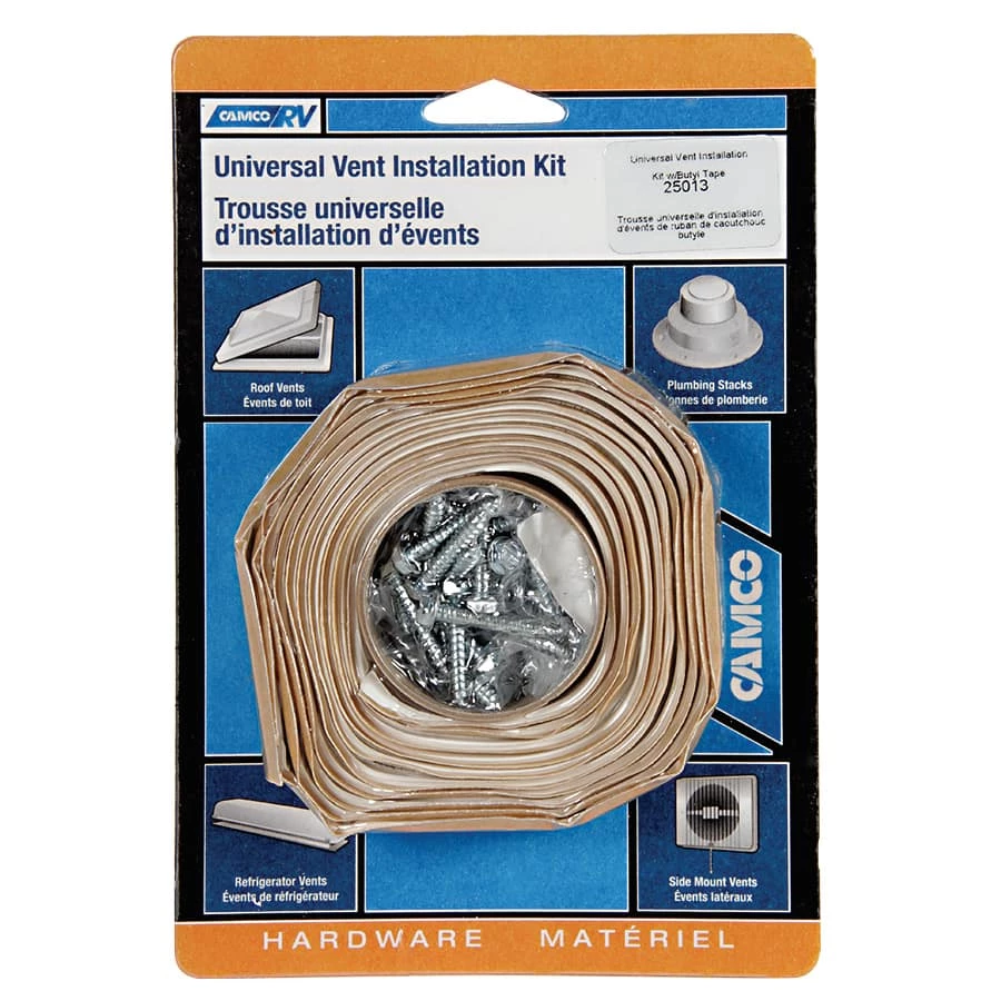 CAMCO 25013 UniversalĀ RV Vent Installation Kit, With Butyl Tape - Image 2