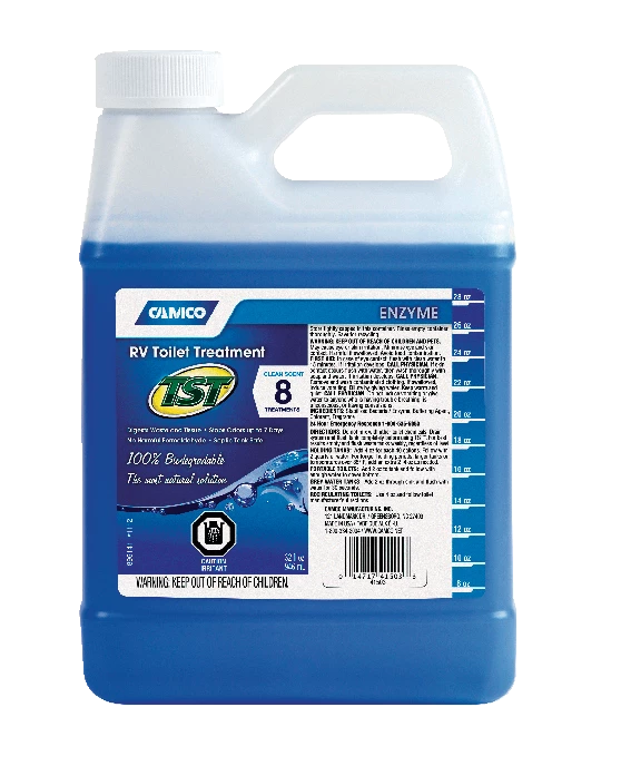 CAMCO TST Clean Scent Blue Enzyme RV Holding Tank/Toilet Treatment, 946mL