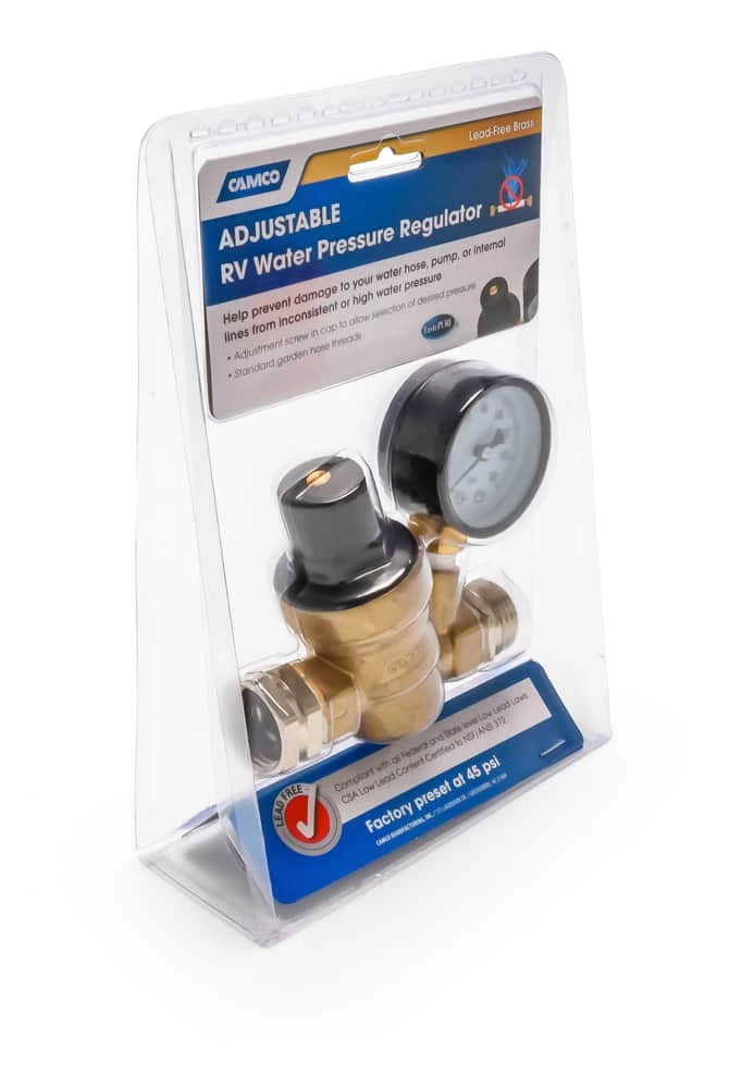 CAMCO 40058 Brass Adjustable Water Pressure Regulator - Image 4