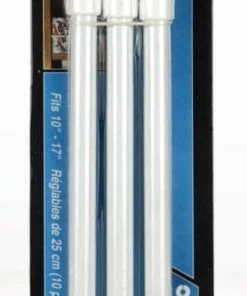 CAMCO 44063 10 To 17-in RV Cupboard Bars, White, 3-pk