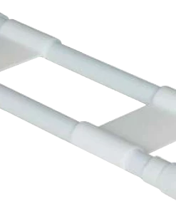 CAMCO 44093 10 To 17-in Double Cupboard Bar, White