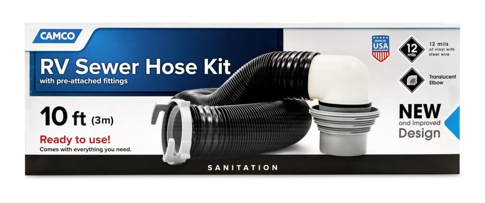 CAMCO 39554 Easy-Slip Ready-to-Use RV Sewer Kit With Shutoff Valve - Image 5