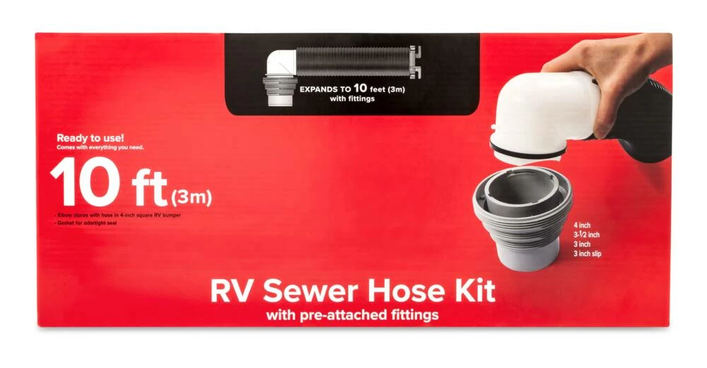CAMCO 39554 Easy-Slip Ready-to-Use RV Sewer Kit With Shutoff Valve - Image 6