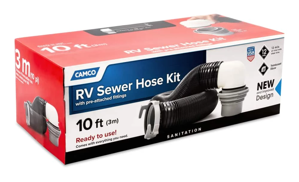 CAMCO 39554 Easy-Slip Ready-to-Use RV Sewer Kit With Shutoff Valve - Image 4