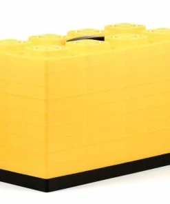 Camco FasTen Leveling Blocks With T-Handle, Yellow, 10-pk