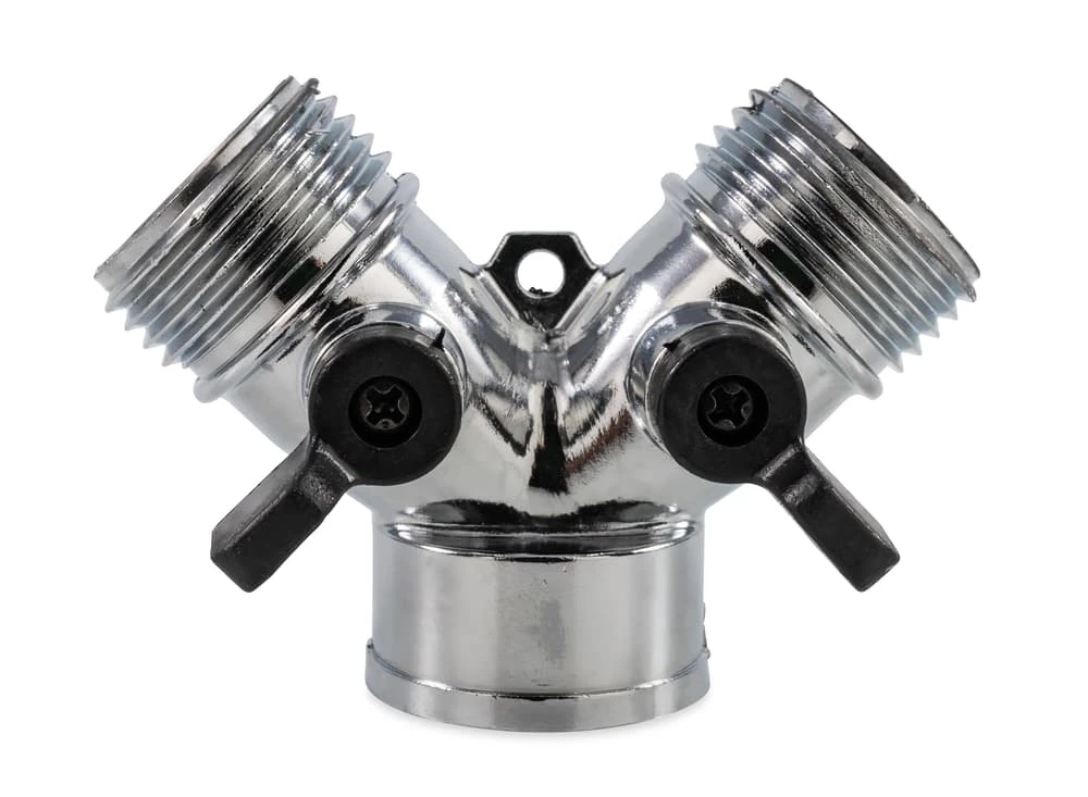 Camco Fresh Water Hose Y-Valve, Metal - Image 3