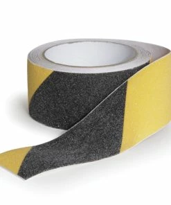 CAMCO 25405 High-Visibility Non-Slip Tape, 2 X 15-in, Black/Yellow