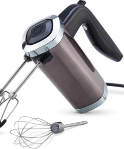 PADERNO High Power 10-Speed Hand Mixer, Black Stainless Steel