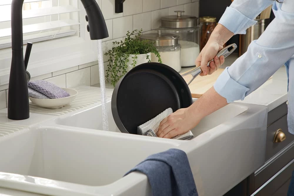 PADERNO Hard Anodized Cookware Set, Non-Stick, PFOA-Free, Dishwasher & Oven Safe, 12-pc - Image 9