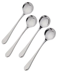 PADERNO 4pc Tainless Steel Soup Spoons