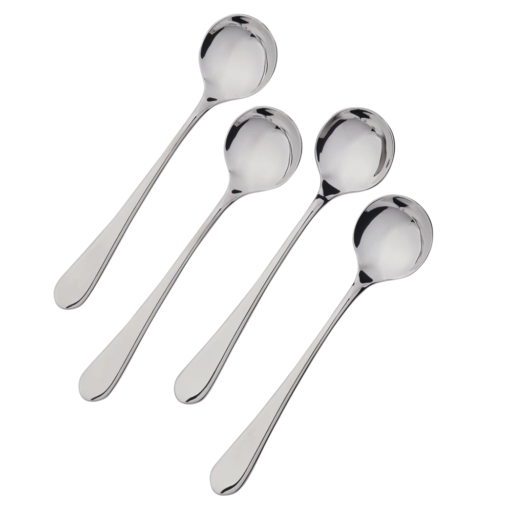 PADERNO 4pc Tainless Steel Soup Spoons