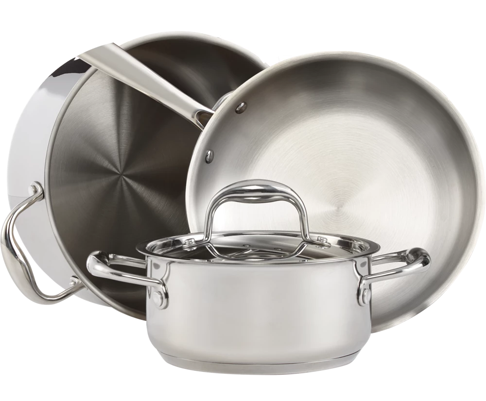 PADERNO Canadian Signature Stainless Steel Cookware Set, Dishwasher & Oven Safe, 13-pc - Image 8