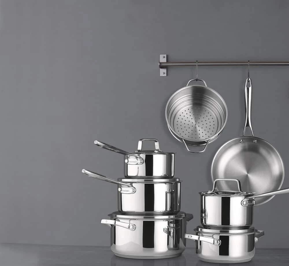 PADERNO Canadian Signature Stainless Steel Cookware Set, Dishwasher & Oven Safe, 13-pc - Image 12