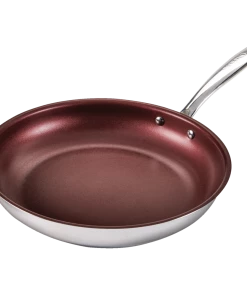 PADERNO Canadian Signature Stainless Steel Frying Pan, Non-stick, Oven Safe, 28cm