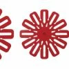 PADERNO Classic Cookware Protectors For Pots And Pans, Red, 5-pc