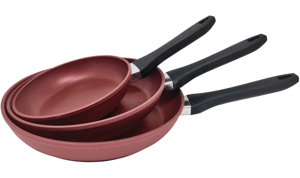 PADERNO Classic Frying Pan PFOA-Free Non-stick, Maroon, 20cm - Image 4