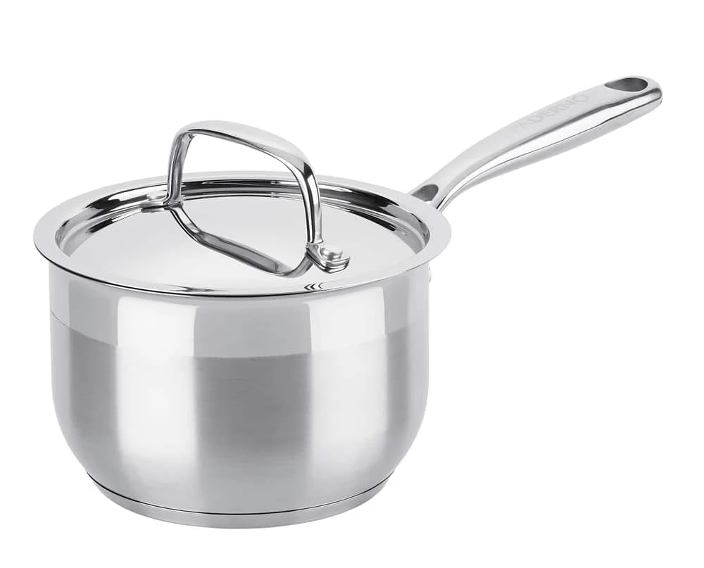 PADERNO Classic 18/10 Stainless Steel Saucepan, PFOA-Free, Dishwasher & Oven Safe - Image 2