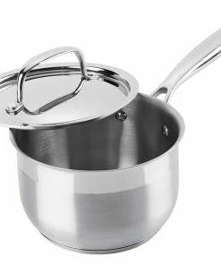 PADERNO Classic 18/10 Stainless Steel Saucepan, PFOA-Free, Dishwasher & Oven Safe