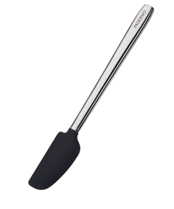 PADERNO Stainless Steel Jar Spatula With Heat Resistant Silicone Head