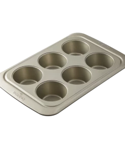 PADERNO Non-Stick Jumbo Muffin Tin, 6-Cup