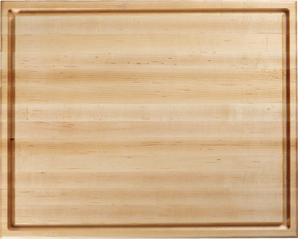 PADERNO Maple Hardwood Cutting Board, Grip Handles, 12-in X 16-in