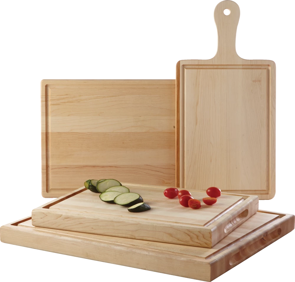 PADERNO Maple Hardwood Cutting Board, Grip Handles, 12-in X 16-in - Image 5