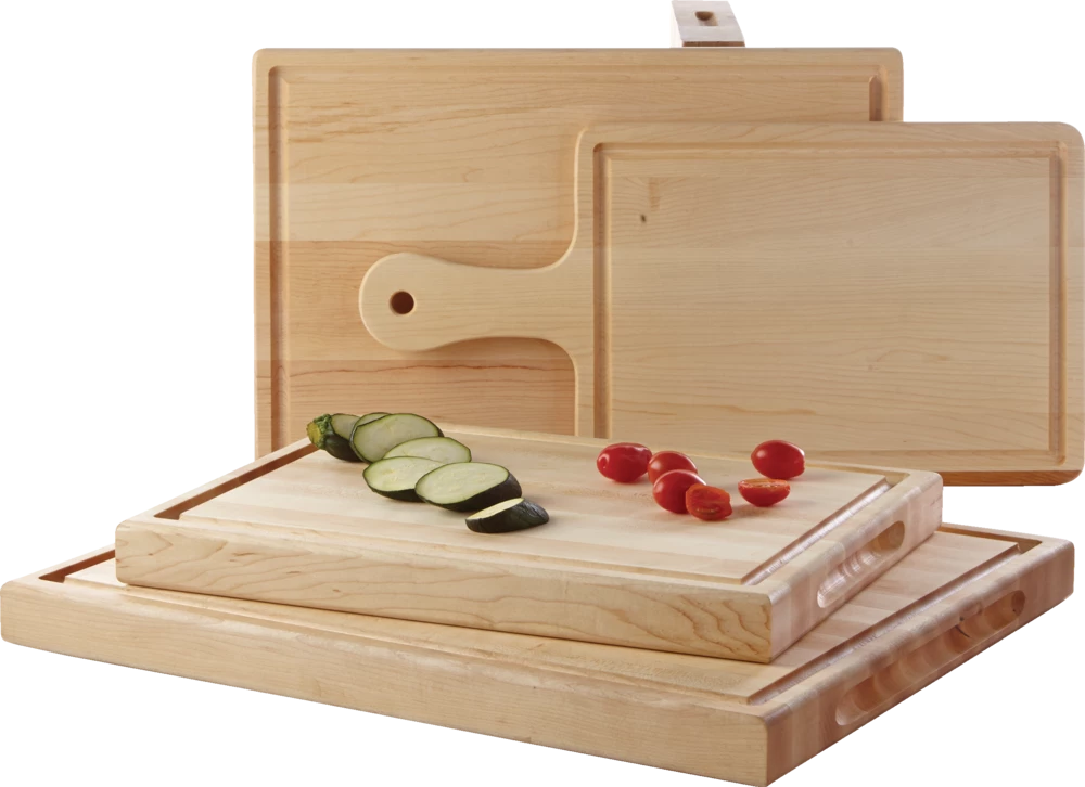 PADERNO Maple Hardwood Cutting Board, Grip Handles, 12-in X 16-in - Image 4
