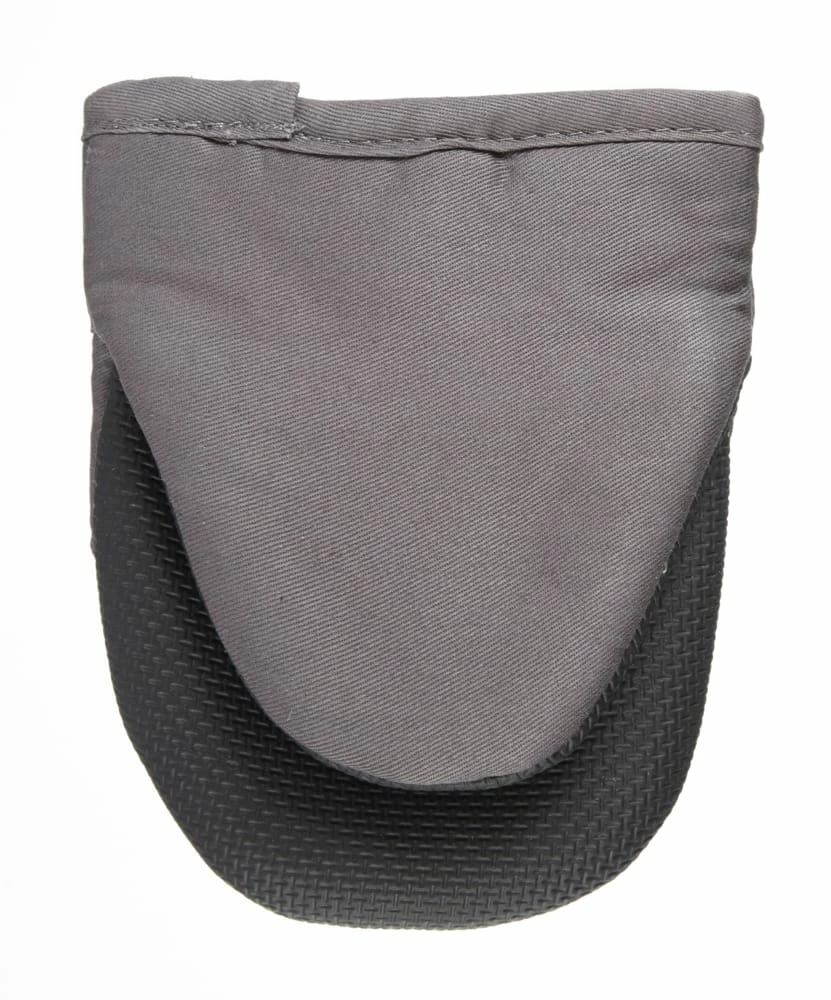 PADERNO Neoprene Palm Cotton Mini Oven Mitt With Hanging Loop, Non-Slip Grip, 1-pc, Charcoal - Image 2