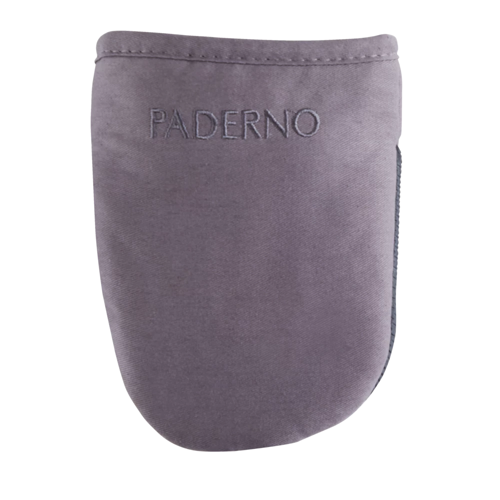 PADERNO Neoprene Palm Cotton Mini Oven Mitt With Hanging Loop, Non-Slip Grip, 1-pc, Charcoal