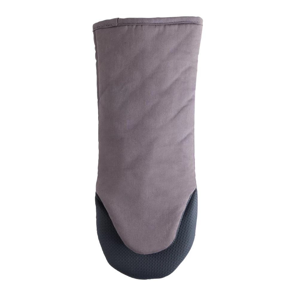 PADERNO Neoprene Palm Cotton Oven Mitt With Hanging Loop, Non-Slip Grip, 1-pc, Charcoal - Image 3