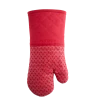 PADERNO Cotton Oven Mitt With Silicone Print, Non-Slip Grip, 1-pc, Red