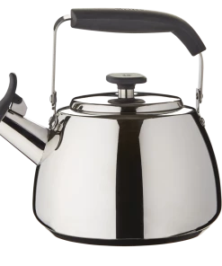 PADERNO Stainless Steel Polished Stovetop Kettle, 1.9-L