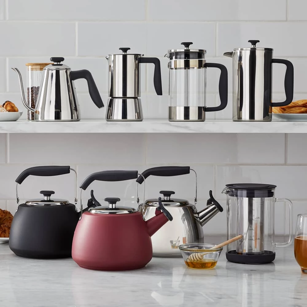 PADERNO 8 Cup Glass And Stainless Steel French Press Coffee Maker - Image 9