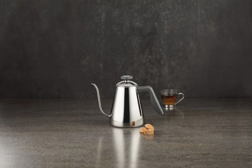 PADERNO Stainless Steel Gooseneck Pour Over Stovetop Kettle, Induction Compatible - Image 4