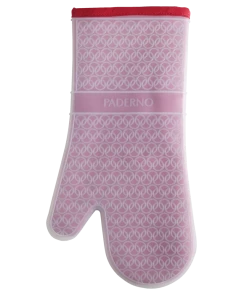 PADERNO Silicone Oven Mitt, Non-Slip Grip, 1-pc, Red