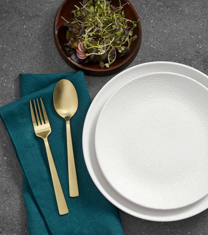 PADERNO Summerside Champagne 20pc Stainless Steel Flatware Set, Serves 4, Matte Bronze - Image 8