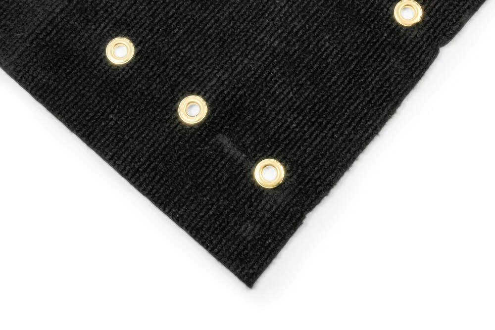 Camco Premium Single Rib Step Rug, 22-in X 23-in, Black - Image 8