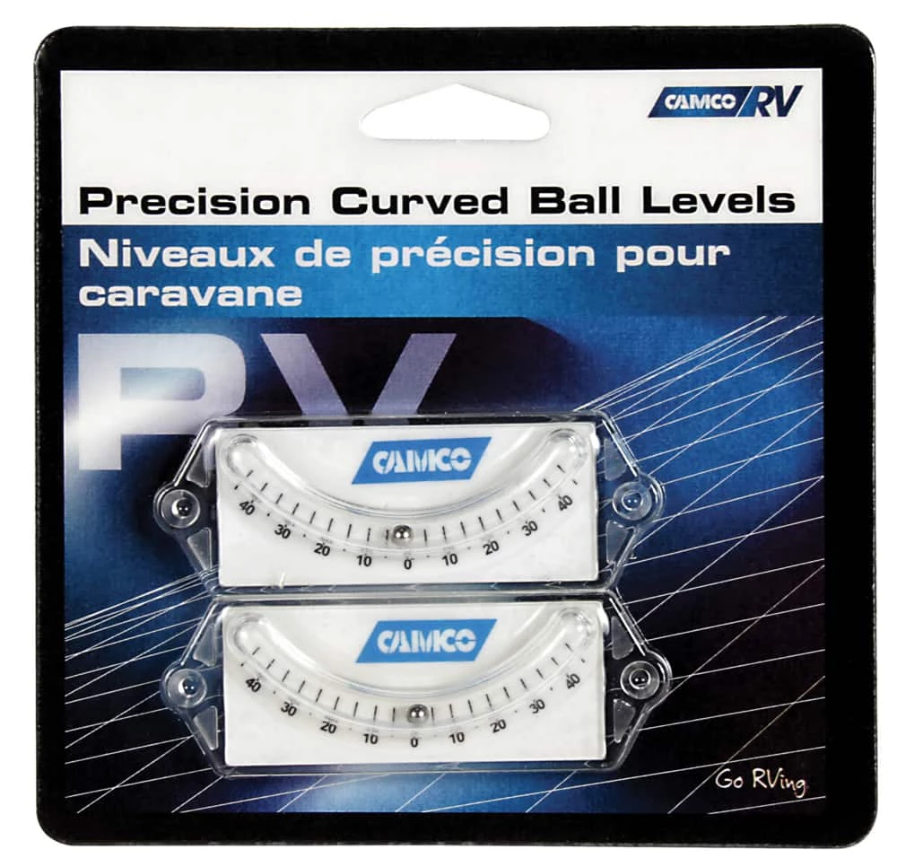 CAMCO 25553 PrecisionĀ RV Curved Ball Levels, 2-pk - Image 2