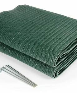 CAMCO RV Leisure Mat 6 X 9-ft, Brown