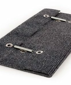 CAMCO 42931 Wrap-Around RV Step Rug, 22 X 23-in, Brown