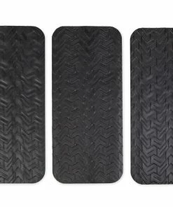 CAMCO 42970 RV Step Treads, 18 X 8-in, Black, 3-pk